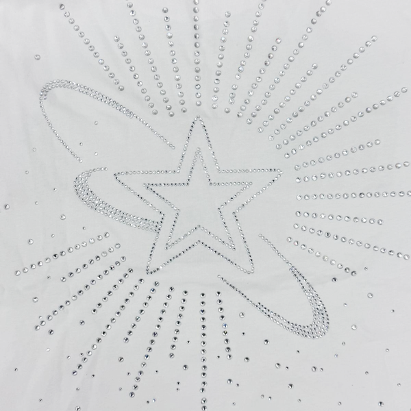 RVR "CLUB" WHITE CROP TEE