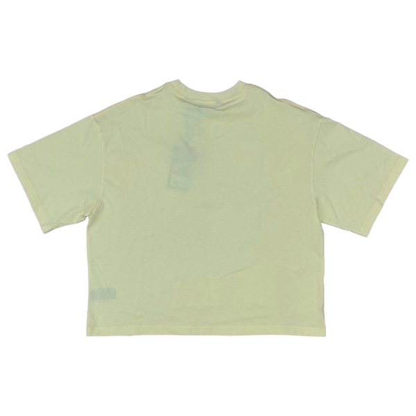 RVR "BE RICH" YELLOW CROP TEE