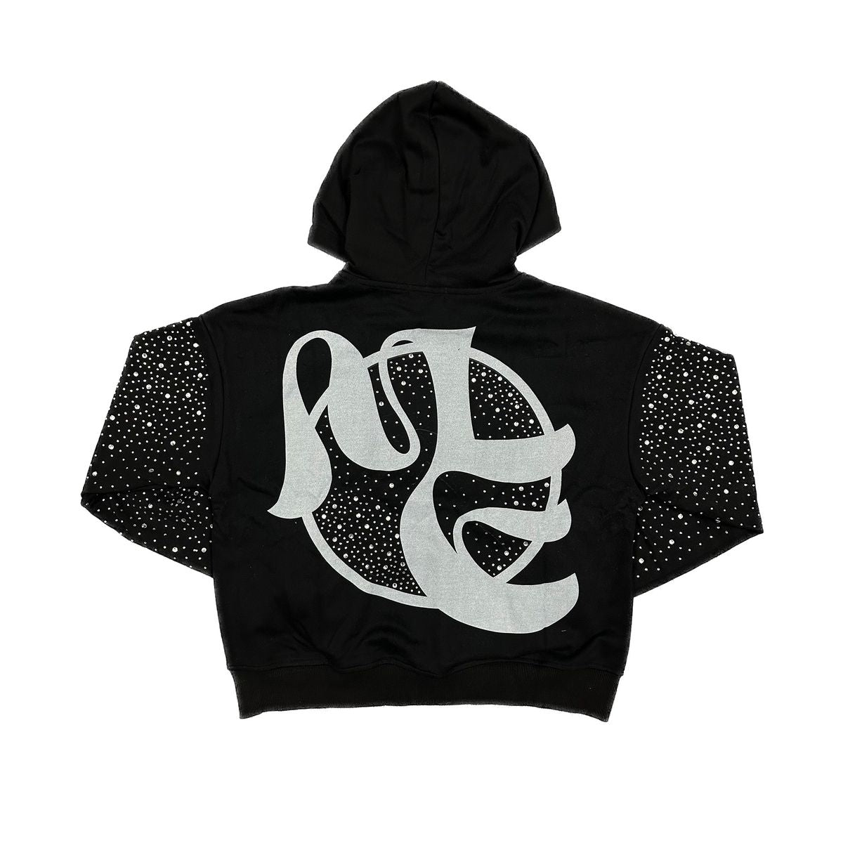 ME FALLEN ANGELS RHINESTONE HOODIE