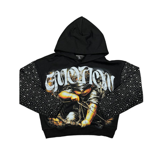 ME ARCHER RHINESTONE HOODIE