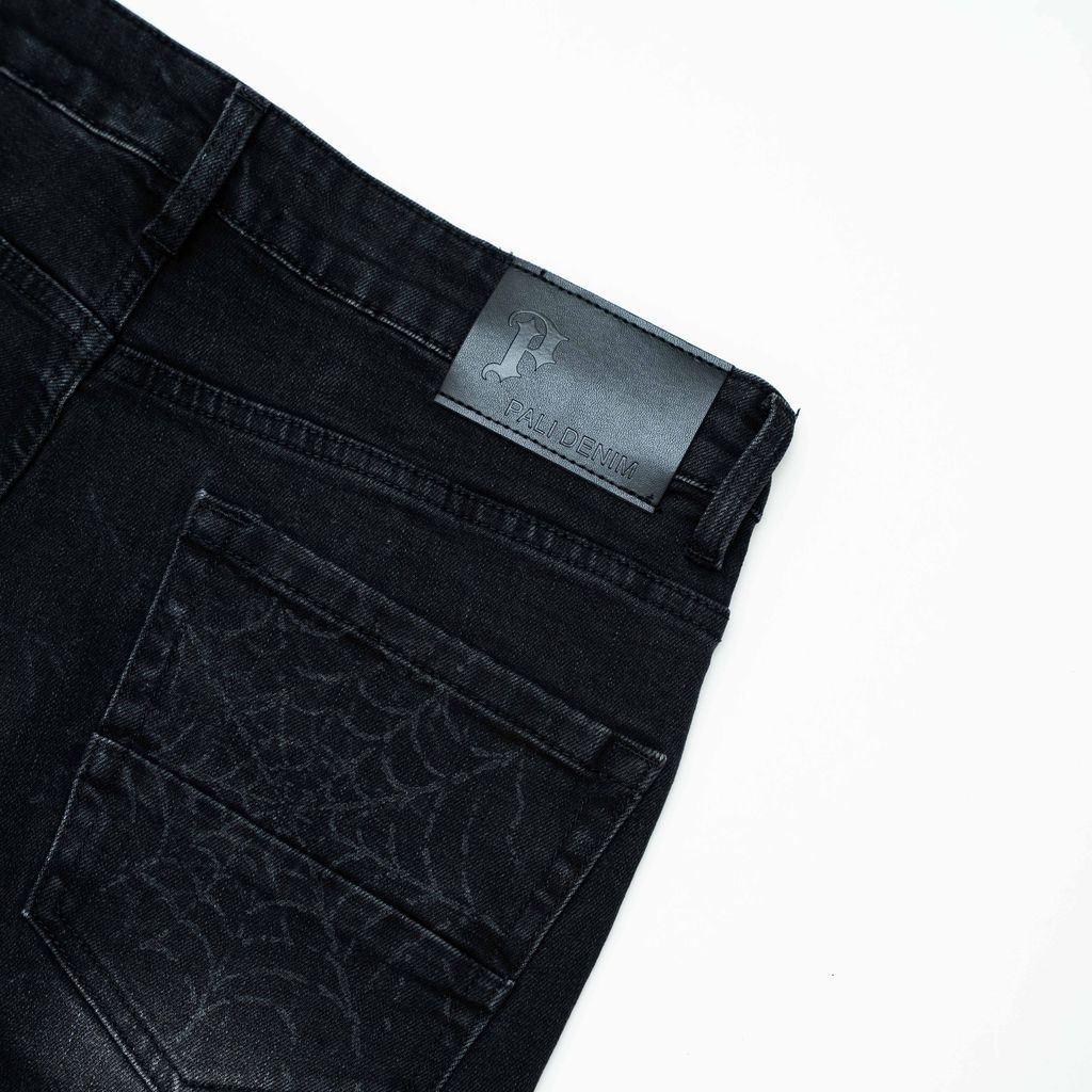 PD "SPIDER" BLACK SKINNY DENIM