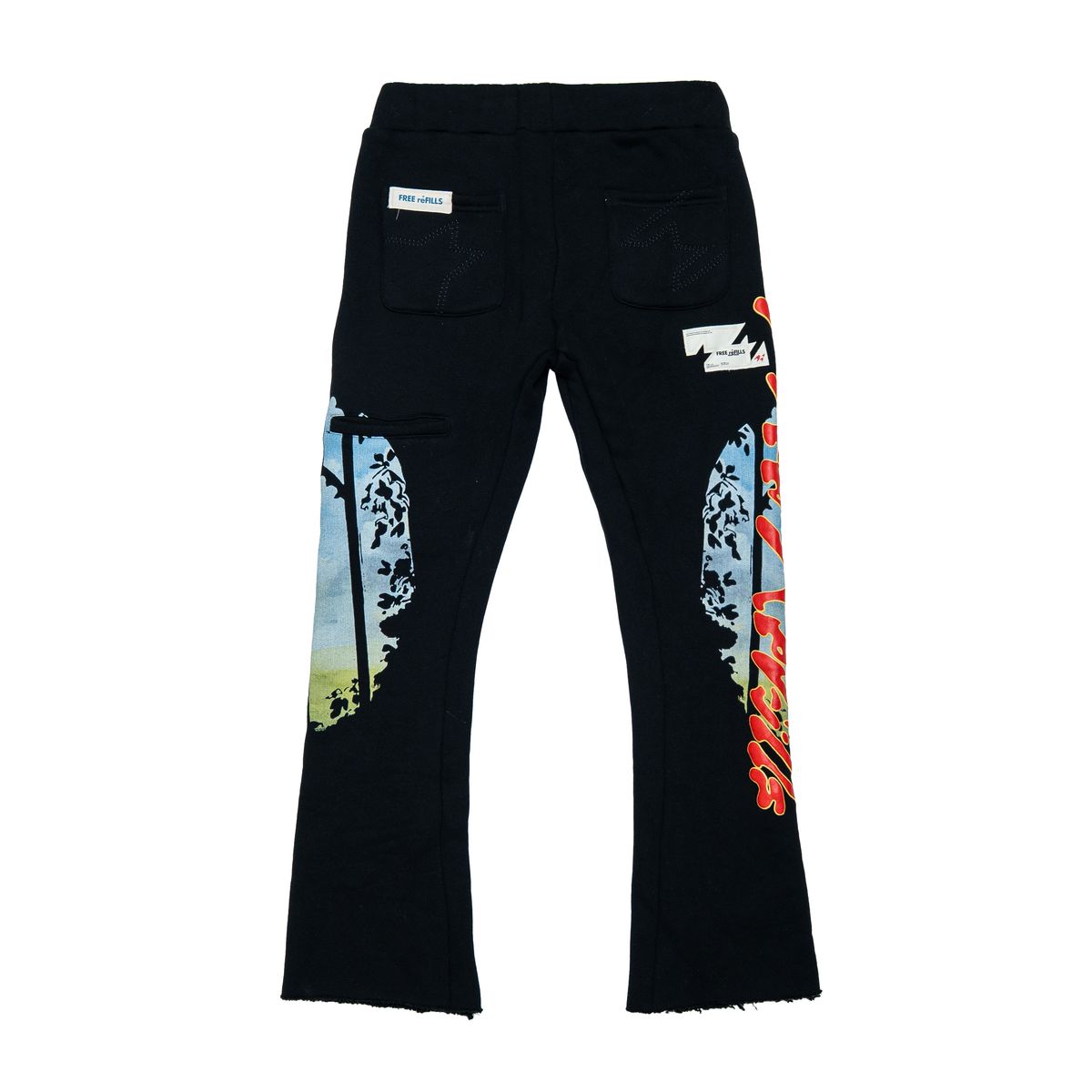 FR REHAB FLARE SWEATPANTS - BLACK