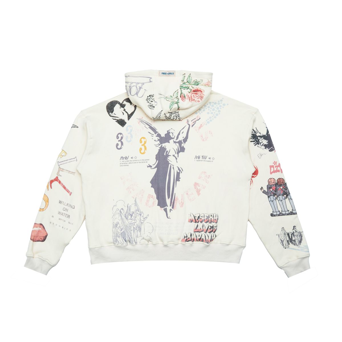 FR GRAFFITI HOODIE - OFF WHITE