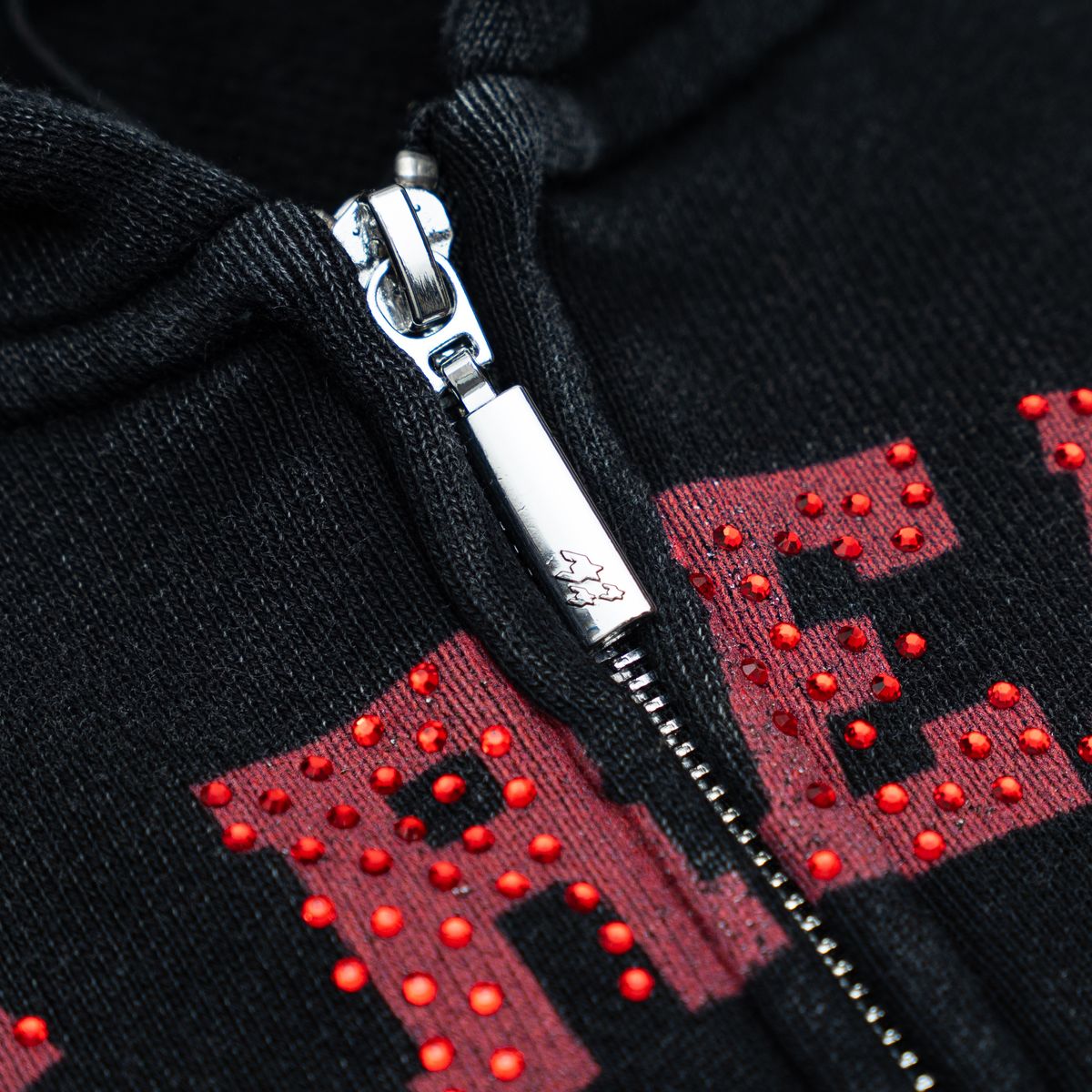 FR MULTI FLANNEL HOODIE - BLACK