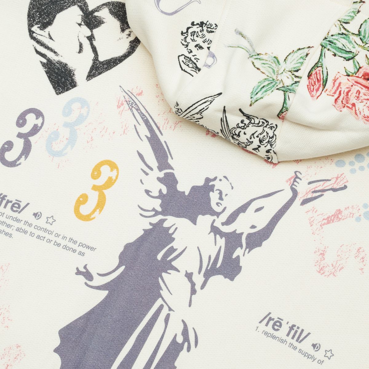 FR GRAFFITI HOODIE - OFF WHITE