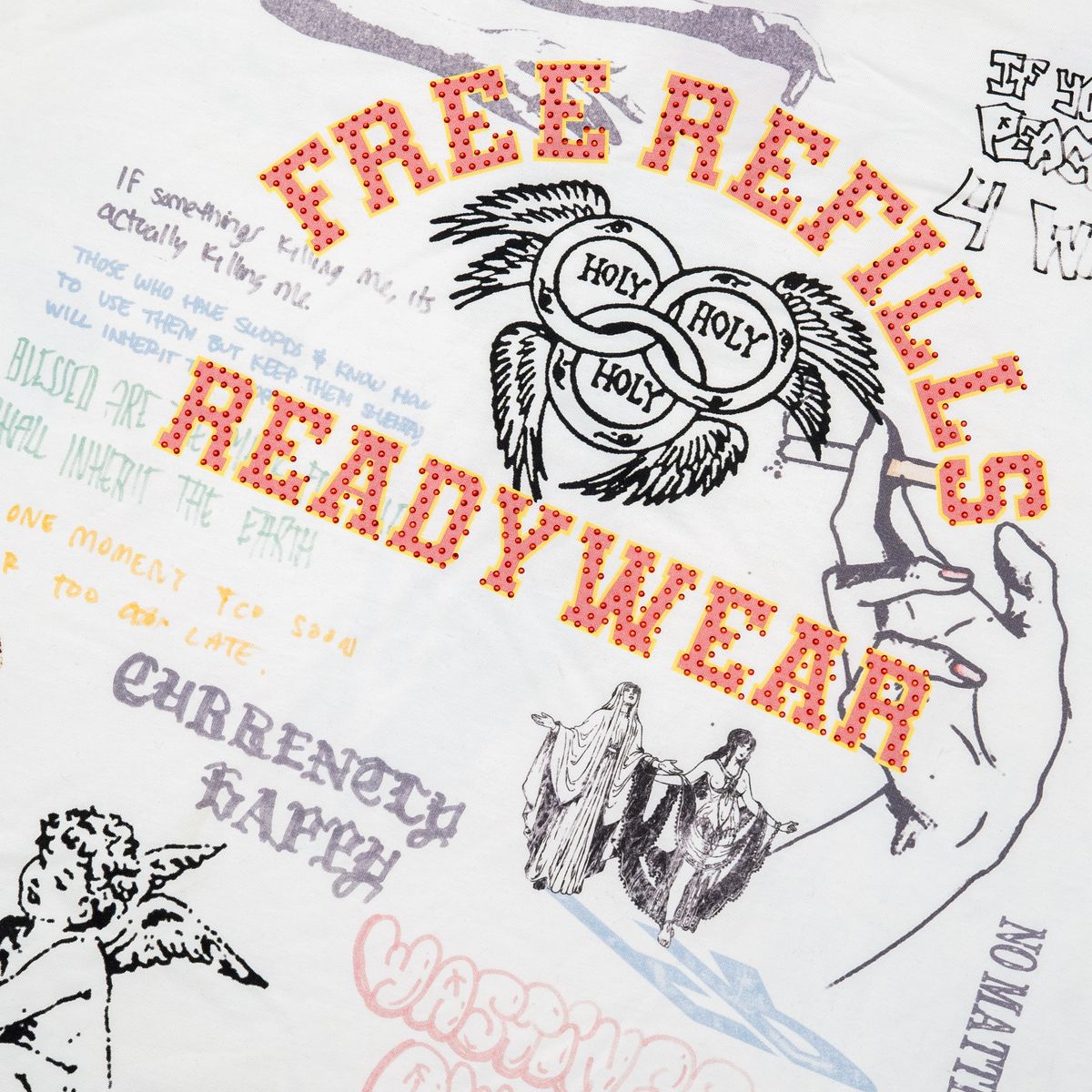 FR GRAFFITI HOODIE - OFF WHITE