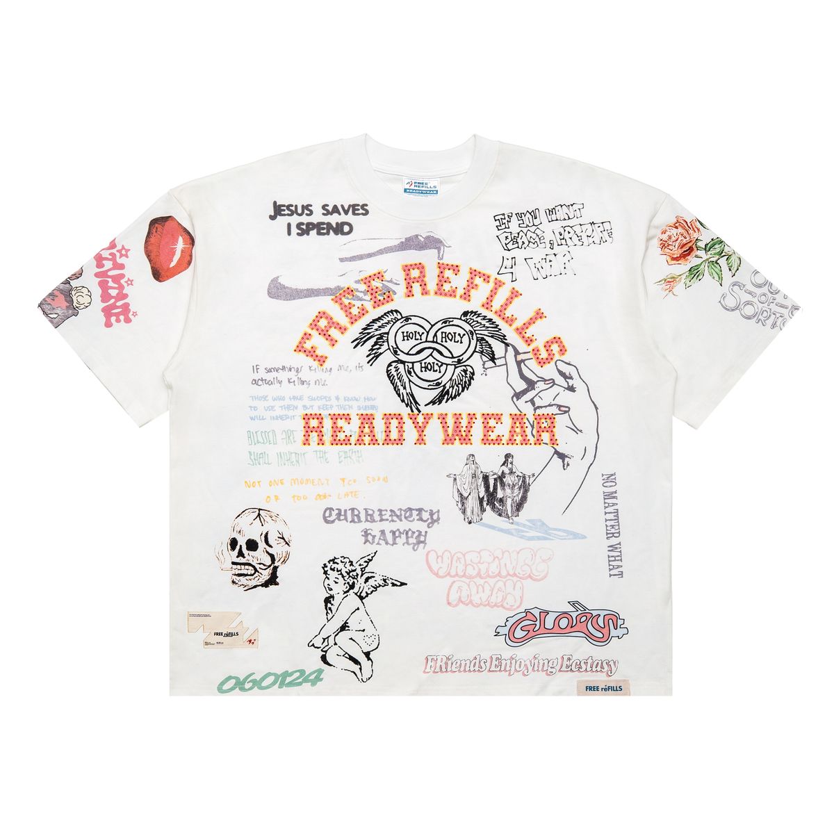 FR GRAFFITI TEE - WHITE