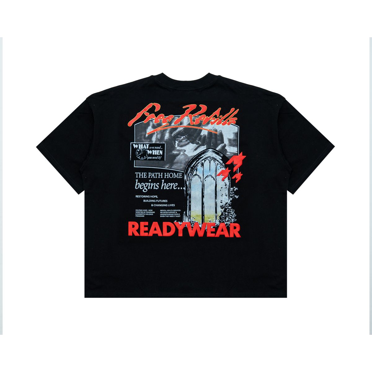 FR REHAB TEE - BLACK