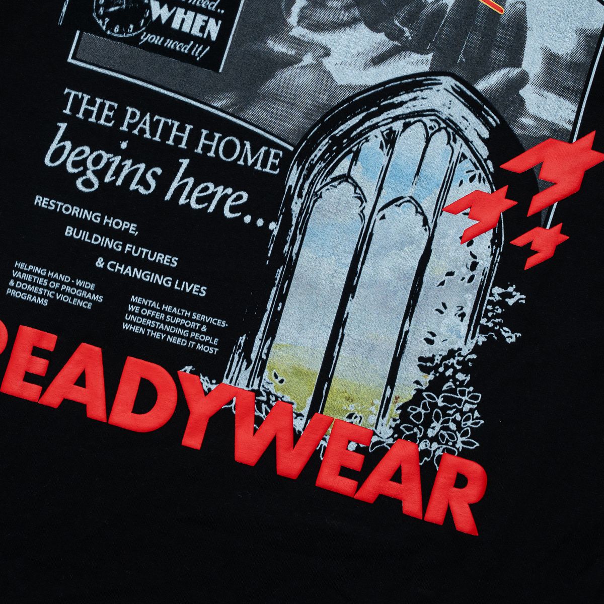 FR REHAB TEE - BLACK