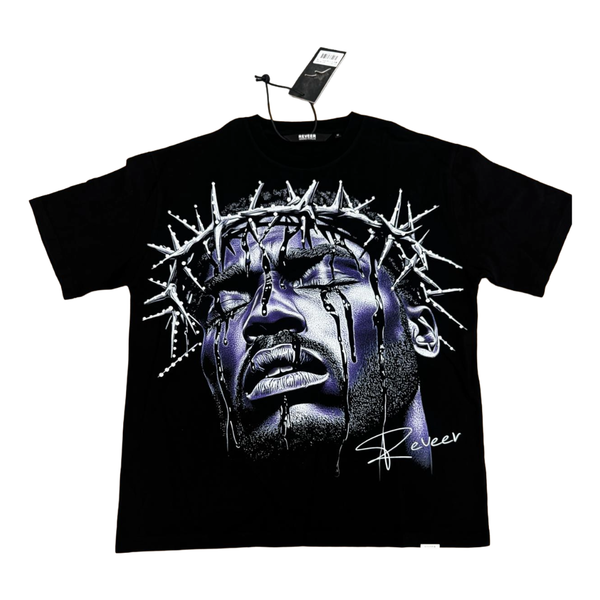 RVR "THORNS" JET BLACK TEE