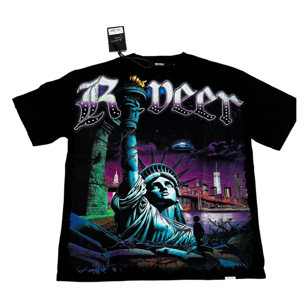 RVR "LIBERTY LOST" JET BLACK TEE
