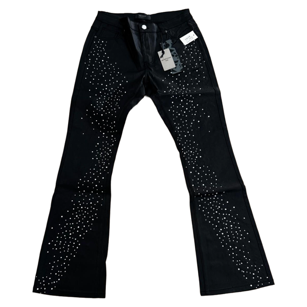 RVR "COSMIC DRIP" WAX STACKED DENIM