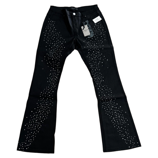 RVR "COSMIC DRIP" WAX STACKED DENIM