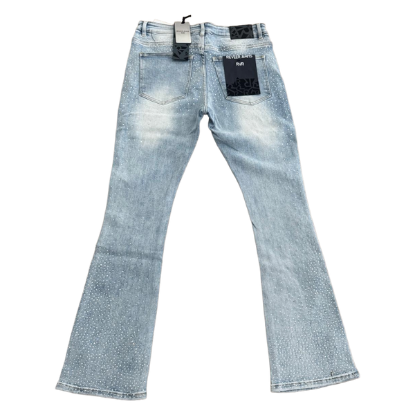 RVR "SNOWFALL" STACKED DENIM