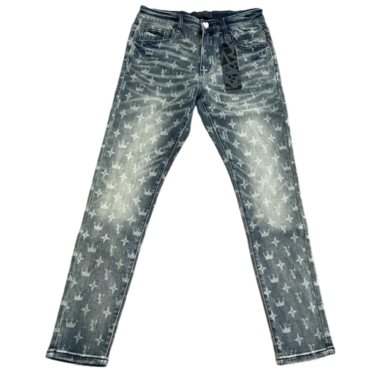 RVR "ROYALTY" BLUE WASH DENIM