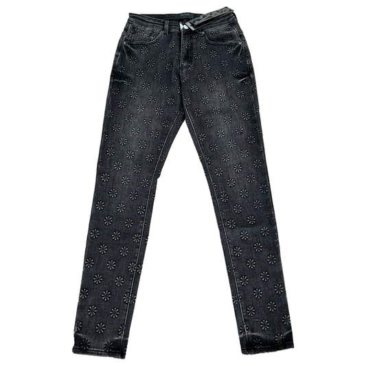 RVR "BLOOM" BLACK WASH DENIM