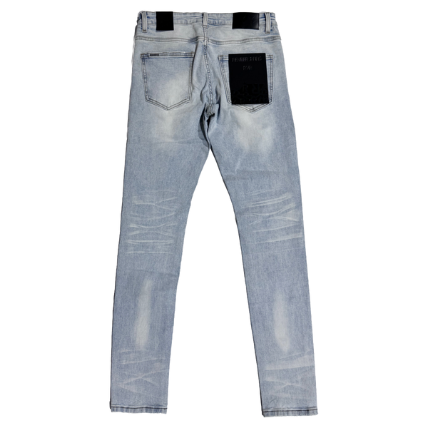 RVR "CORE" ICE BLUE WASH SKINNY DENIM (JC-03)
