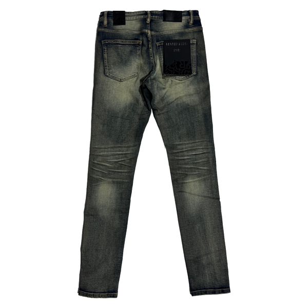 RVR "CORE" DIRTY BROWN WASH SKINNY DENIM (JC-04)