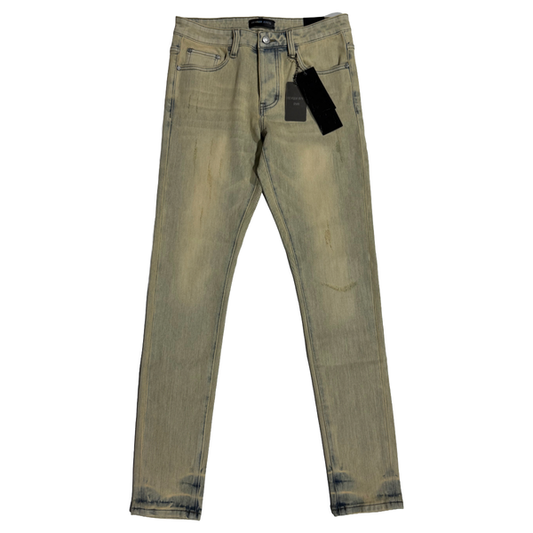 RVR "CORE" VINTAGE BLUE WASH SKINNY DENIM (JF-05)