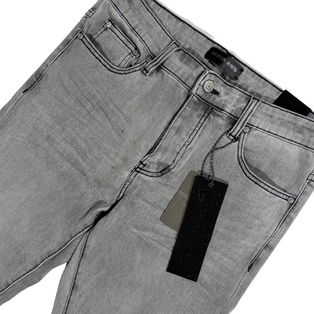 RVR "CORE" ICE GREY SKINNY DENIM
