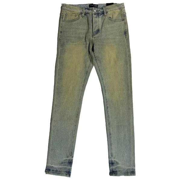 RVR "CORE" BLUE N YELLOW WASH SKINNY DENIM (JF-06)
