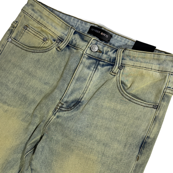 RVR "CORE" BLUE N YELLOW WASH SKINNY DENIM (JF-06)