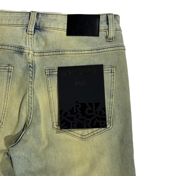 RVR "CORE" BLUE N YELLOW WASH SKINNY DENIM (JF-06)