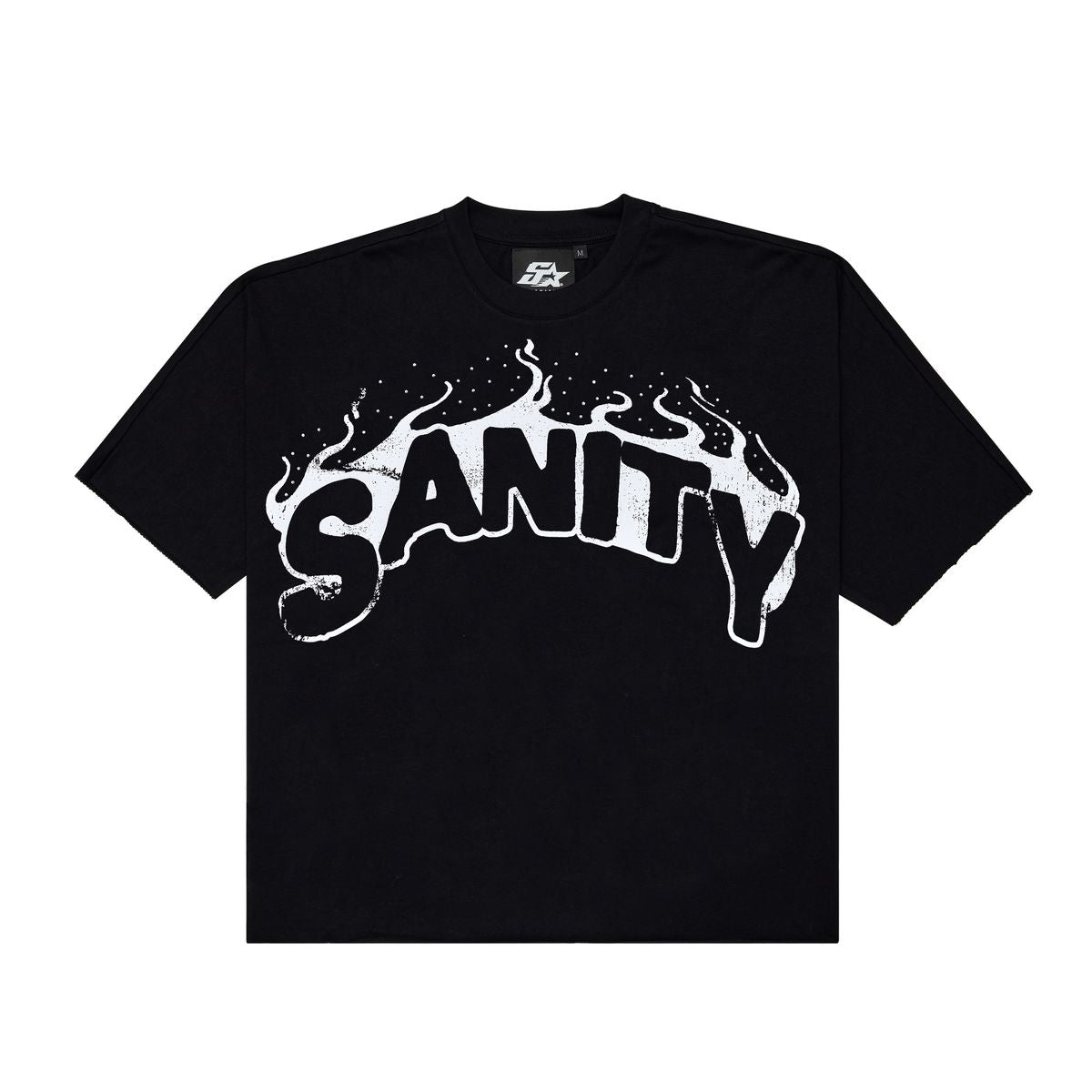 SANITY "INFINITY" BLACK TEE
