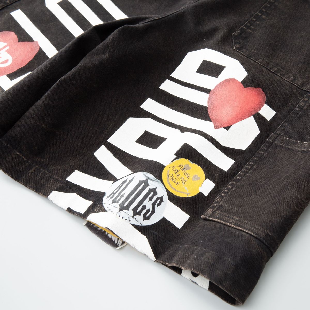 HP BLACK CARPENTER WORK WEAR SHORTS (ALOCS X HP)