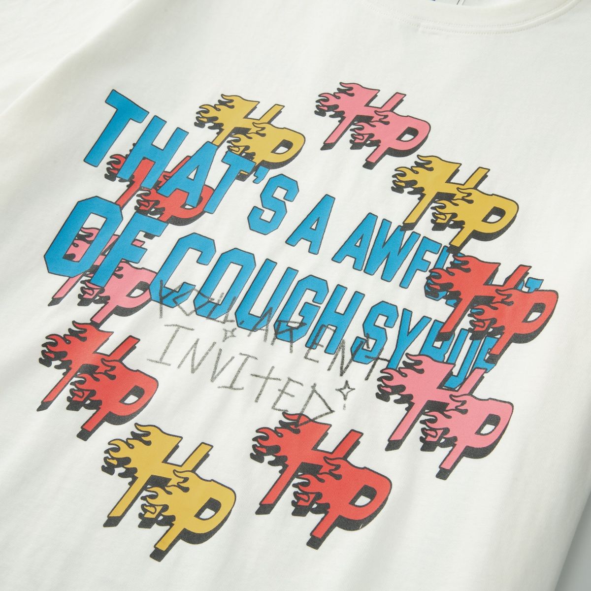 HP WHITE 'COLORFUL' TEE (ALOCS X HP)