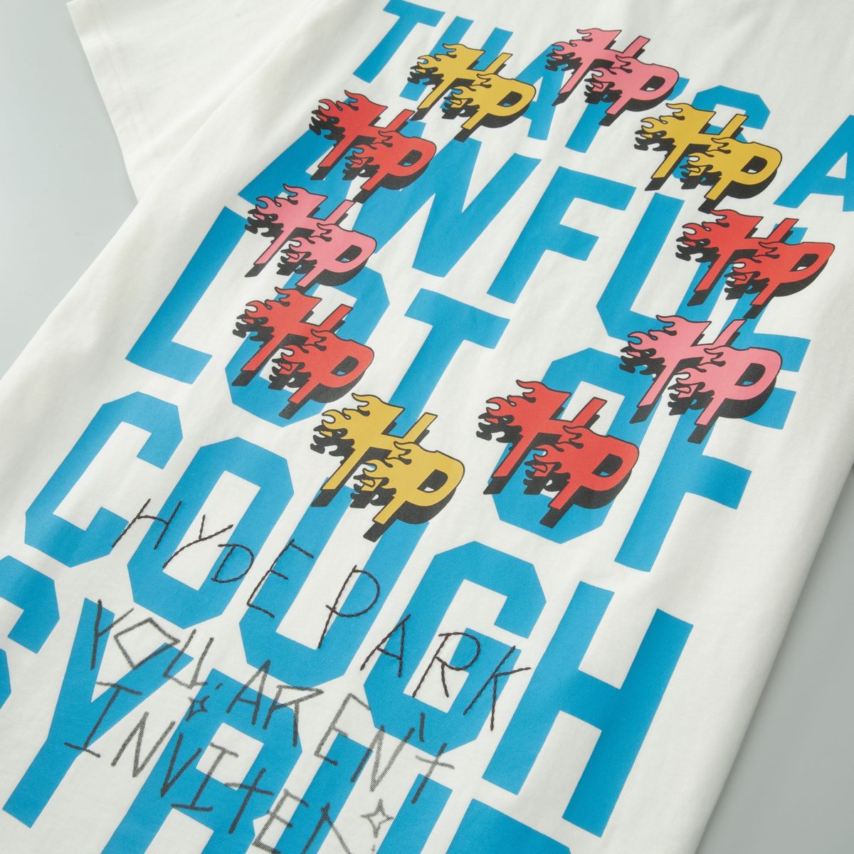 HP WHITE 'COLORFUL' TEE (ALOCS X HP)