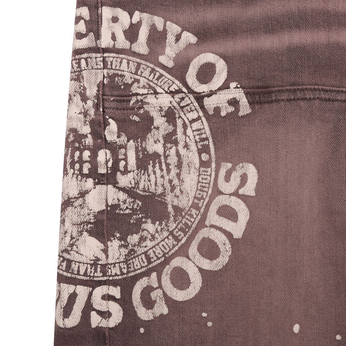 CAMPUS 'SERAPH' DENIM JORTS (BROWN)