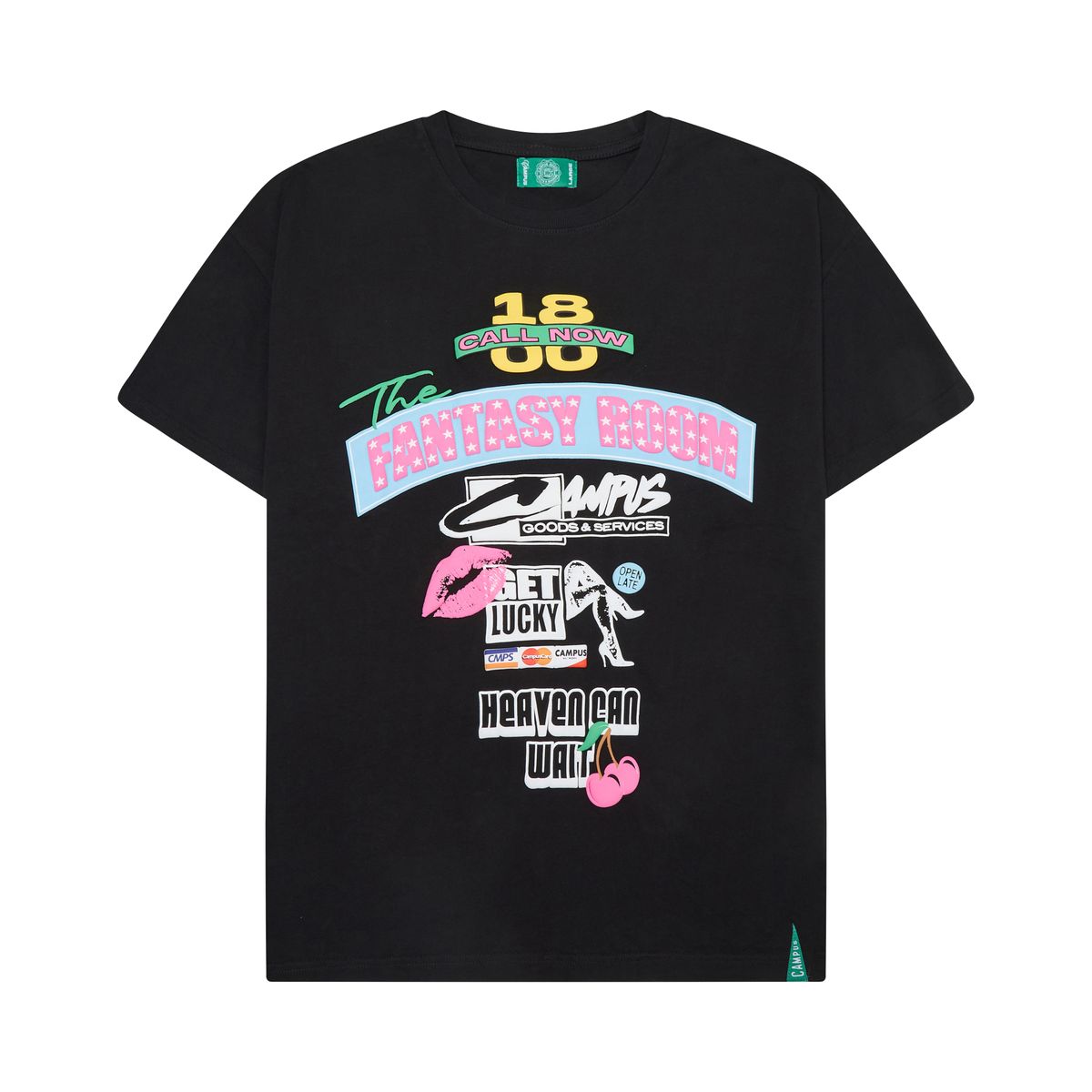 CAMPUS 'VICE' TEE (BLACK)