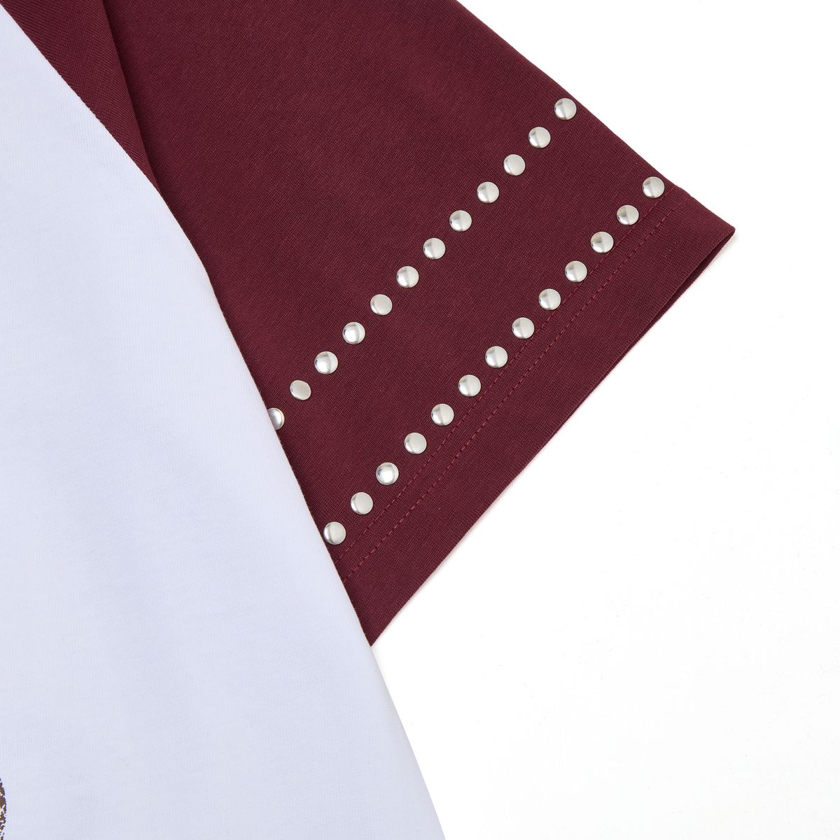 CAMPUS 'SERAPH' VARISTY RAGLAN TEE (BURGUNDY)