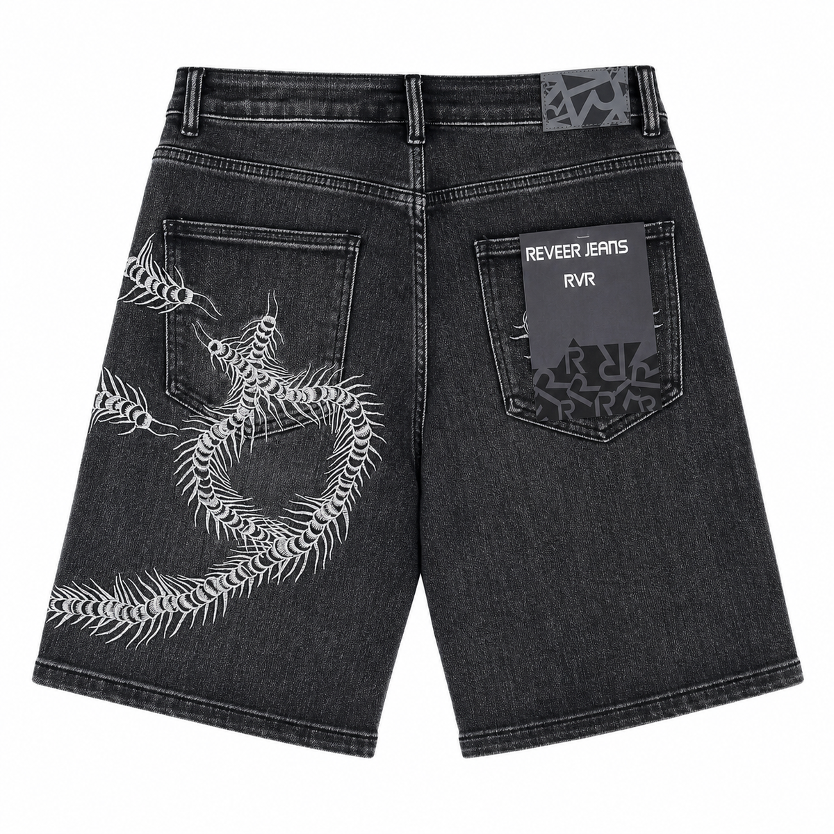 REVEER 'CENTIPEDE' JEAN SHORTS