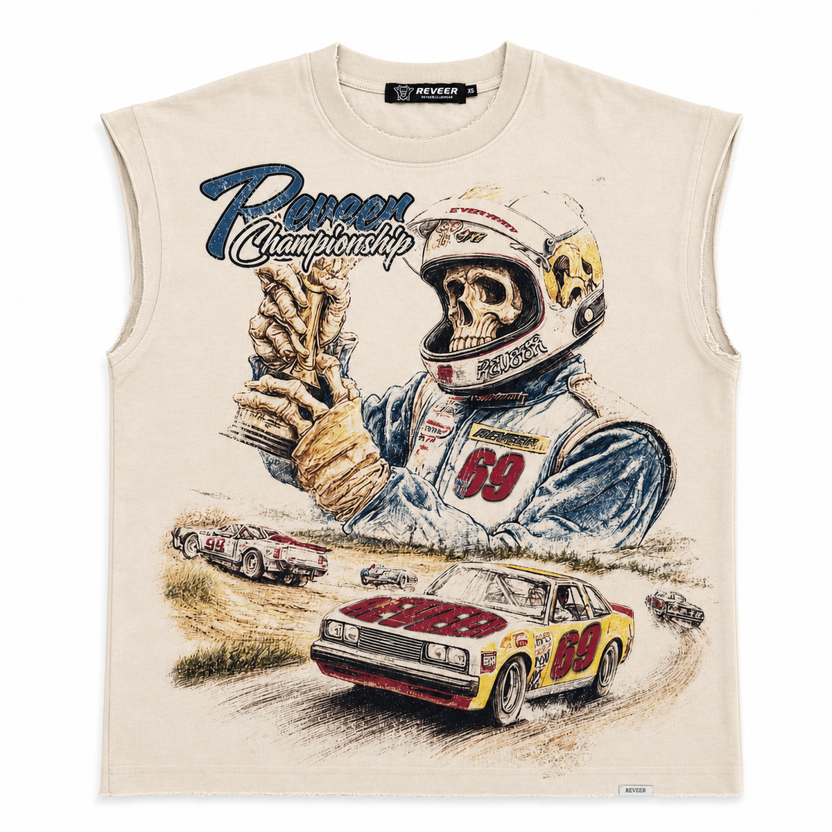 REVEER 'RACER' CUT OFF TEE