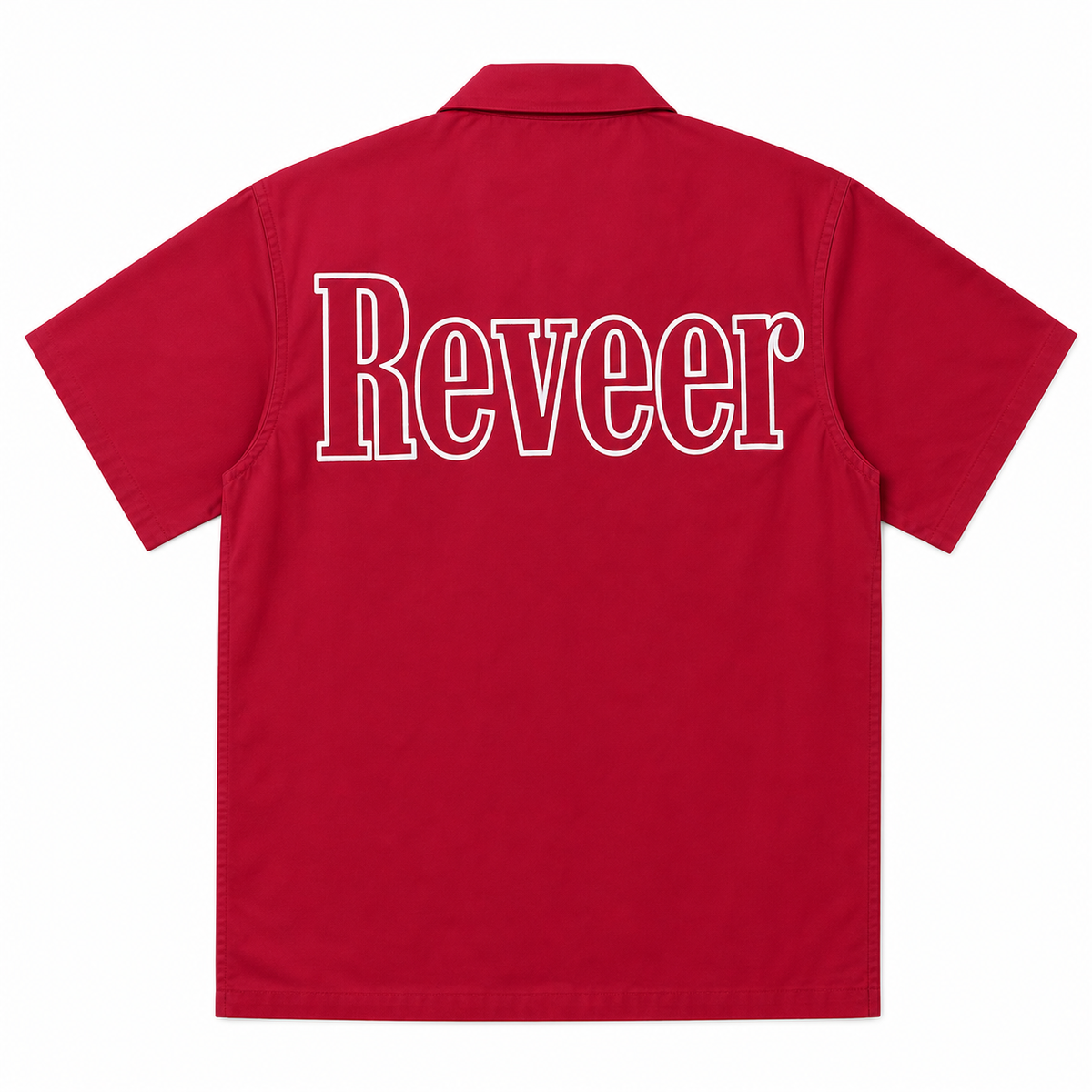 REVEER 'GHOST RIDER' BUTTON UP (RED)