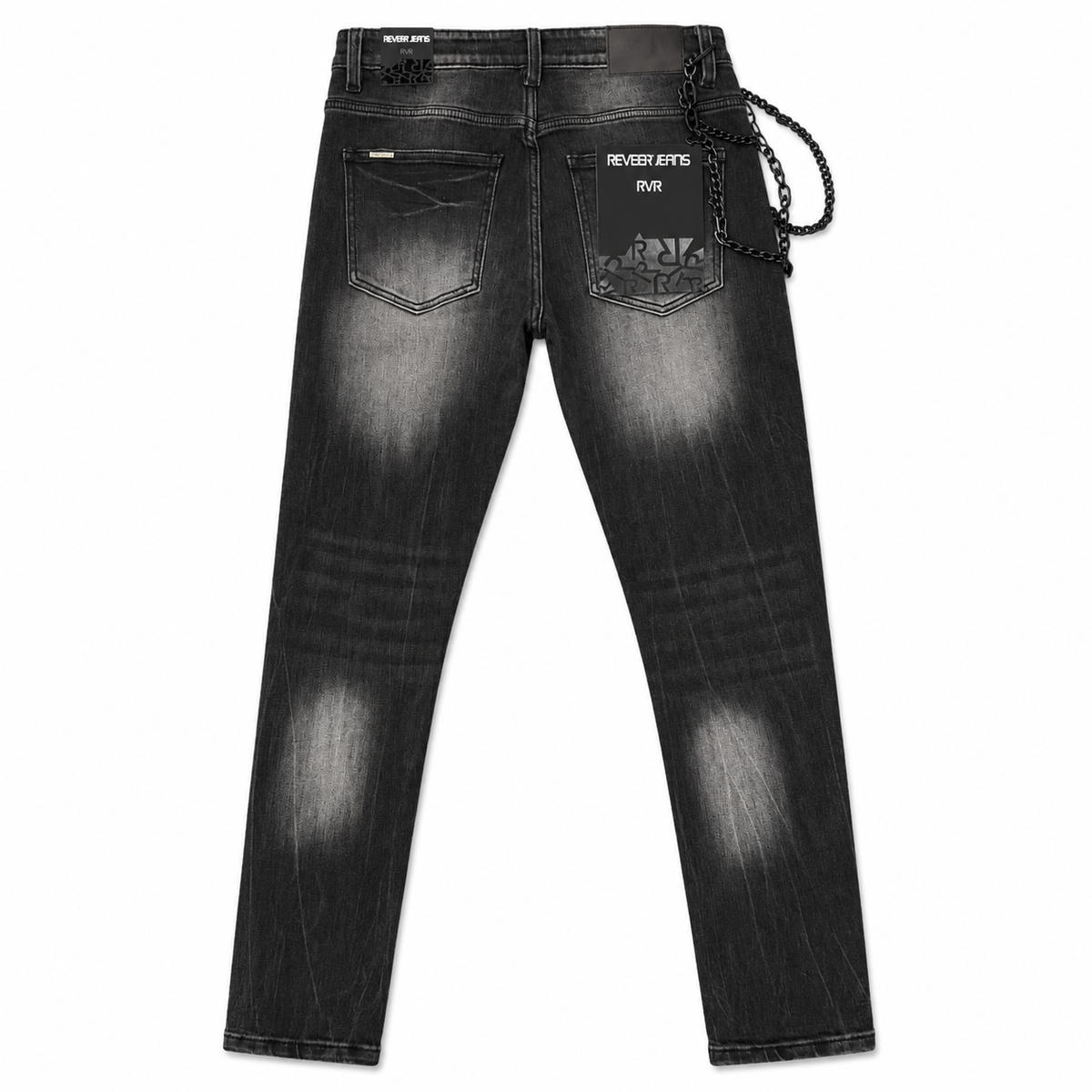 REVEER "ORIGIN" SHADOW BLACK SKINNY DENIM (XP-17)