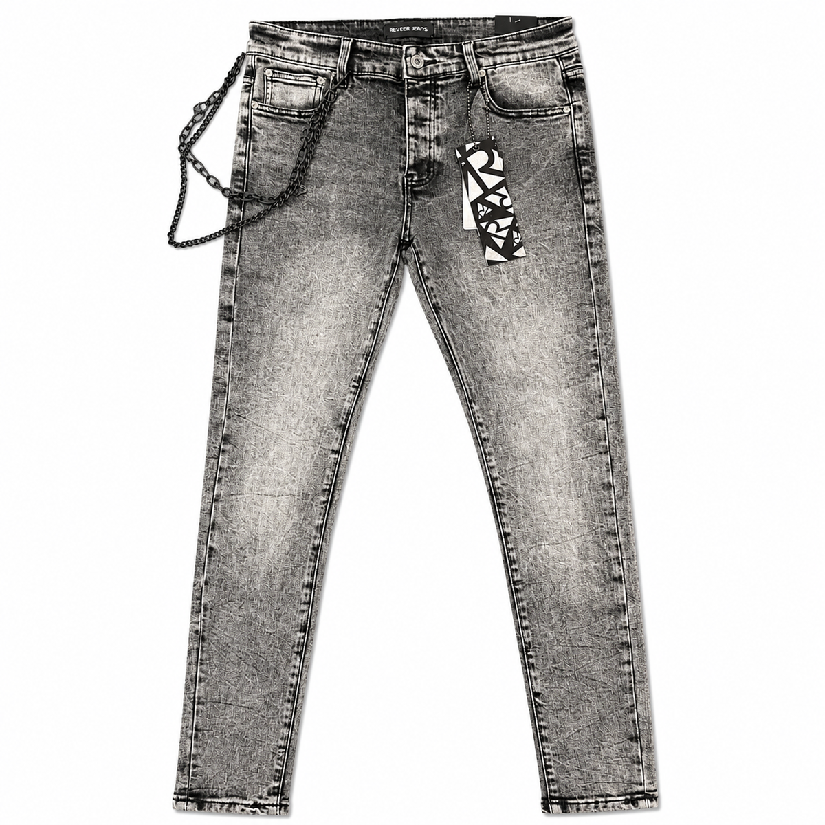 REVEER "ORIGIN" STONE GREY SKINNY DENIM (XP-16)