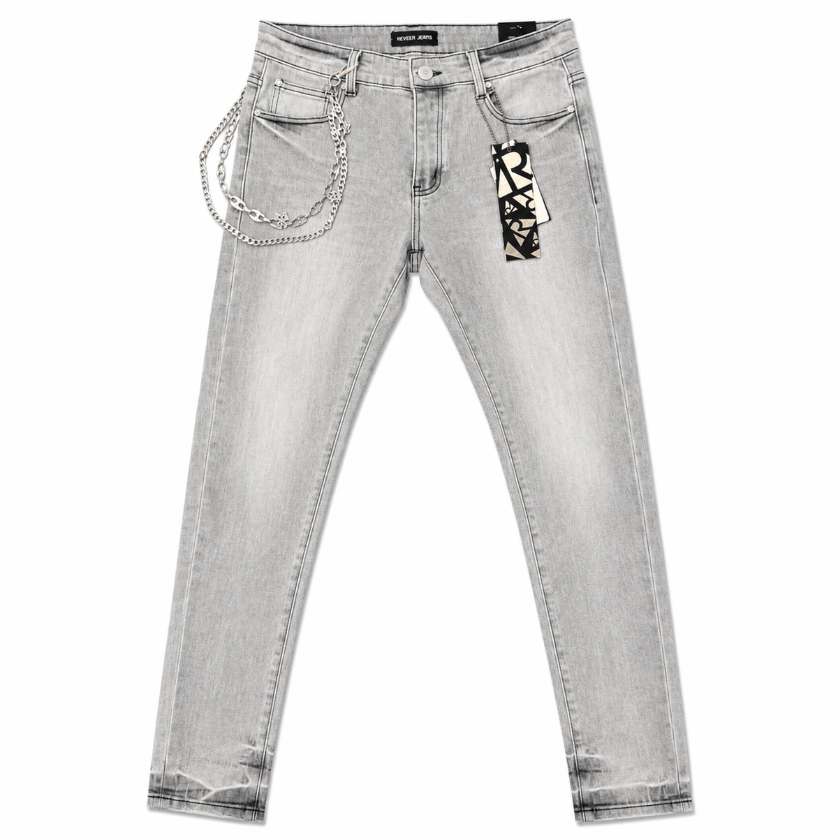 REVEER "ORIGIN" ICE GREY SKINNY DENIM (XP-15)