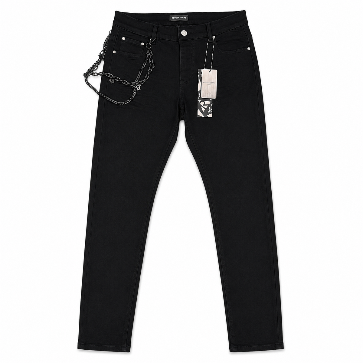 REVEER "ORIGIN" BLACK SKINNY DENIM (XP-11)