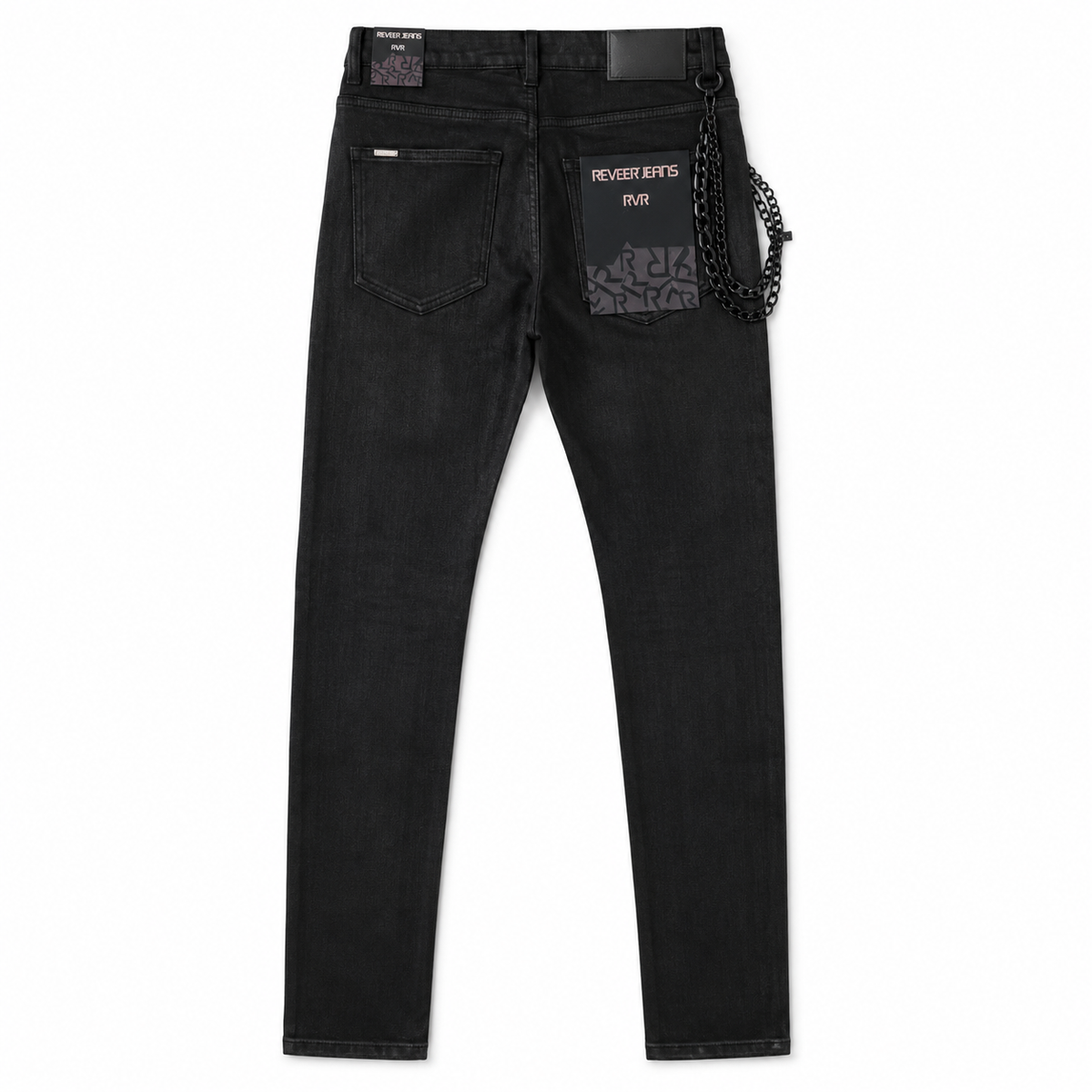 REVEER "ORIGIN" LIGHT WAX BLACK DENIM (XP-13)