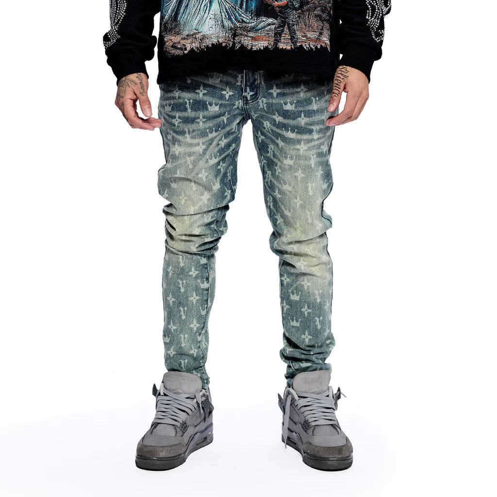 RVR "ROYALTY" BLUE WASH DENIM