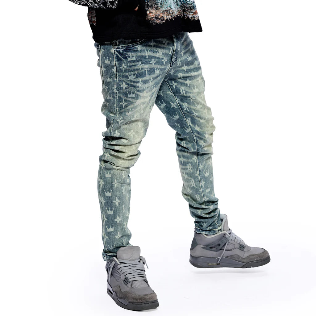 RVR "ROYALTY" BLUE WASH DENIM