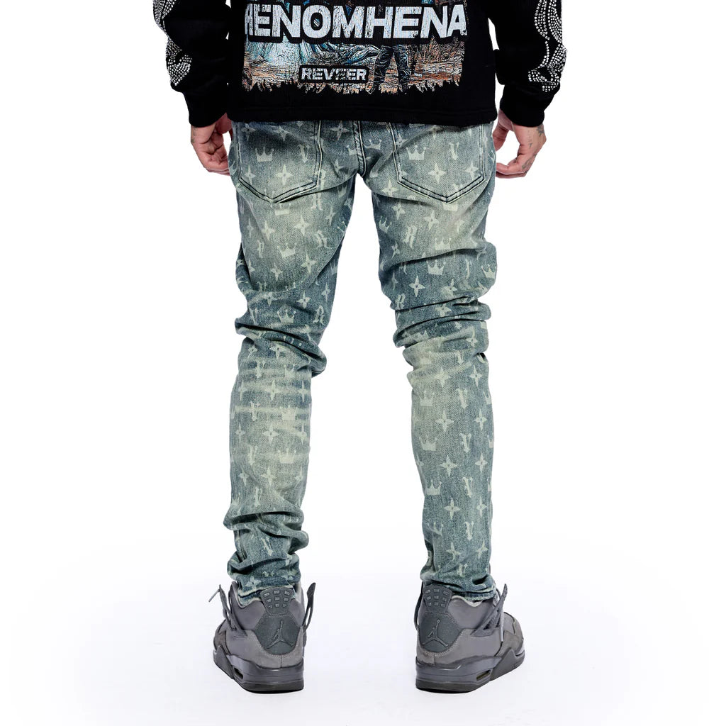 RVR "ROYALTY" BLUE WASH DENIM