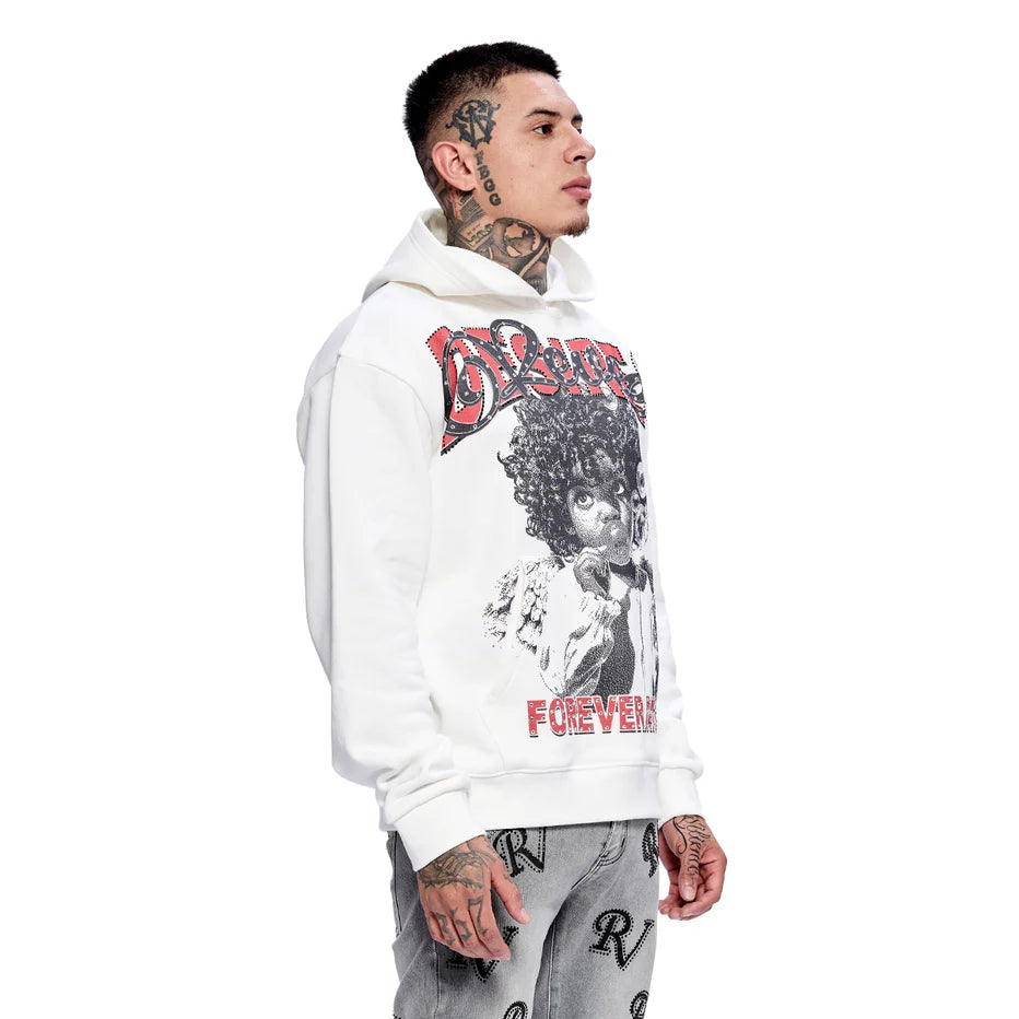 RVR "FOREVER DAYS" WHITE HOODIE