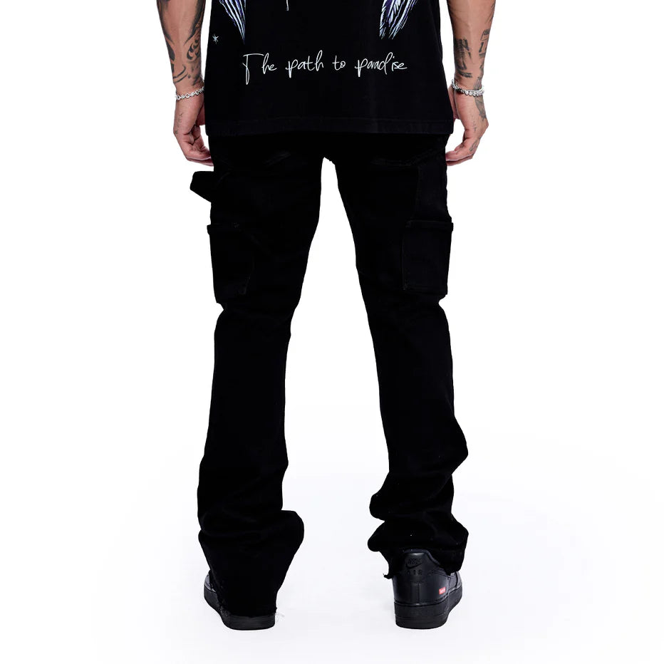 RVR "FROSTBITE" CARPENTER STACKED DENIM