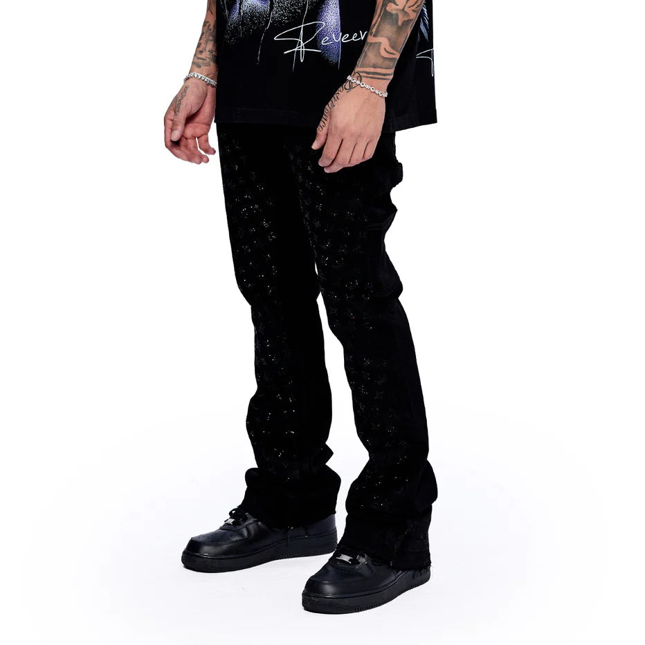 RVR "FROSTBITE" CARPENTER STACKED DENIM