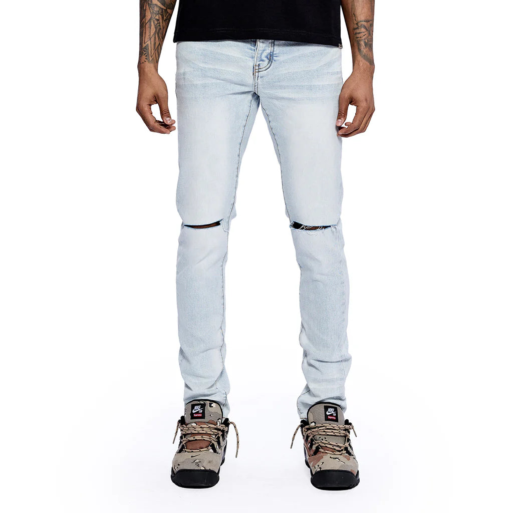 RVR "CORE" ICE BLUE WASH SKINNY DENIM (JC-03)
