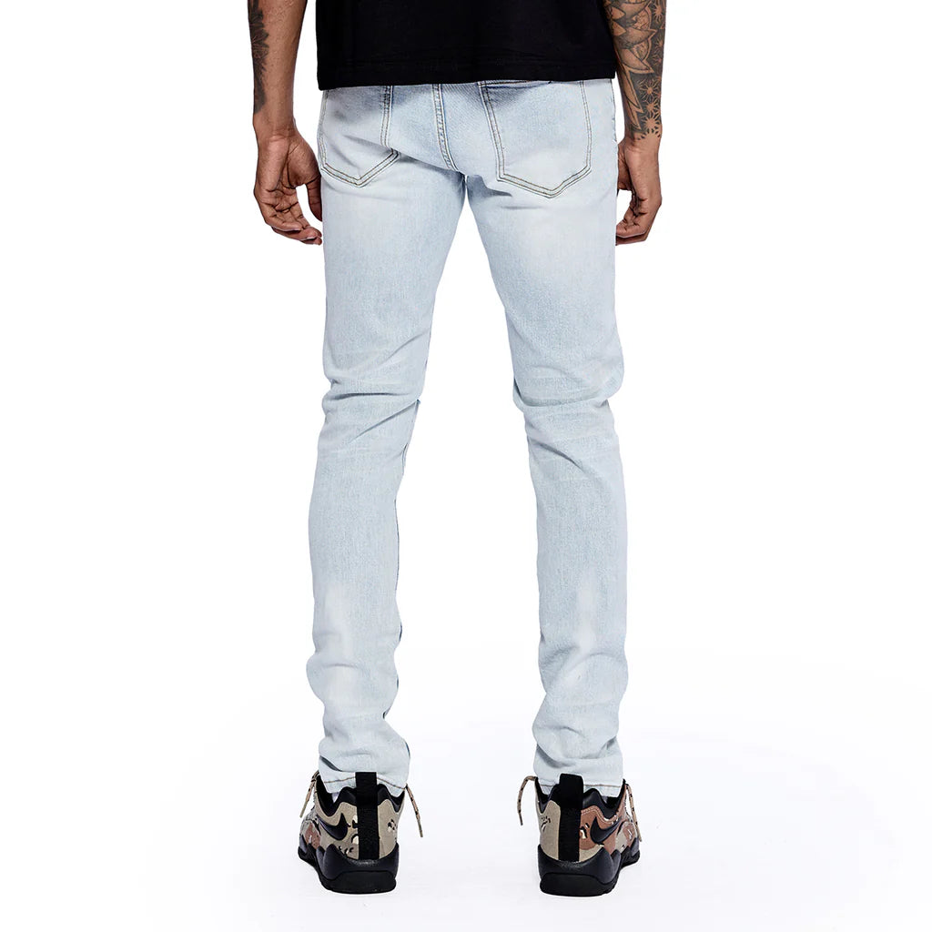 RVR "CORE" ICE BLUE WASH SKINNY DENIM (JC-03)